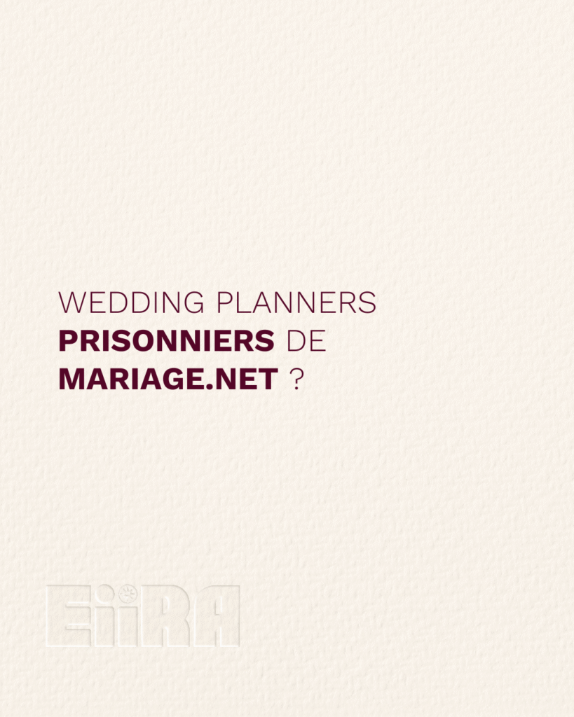 Wedding planner travaillant sur son site internet, article Eiira Marketing sur la visibilité hors Mariage.net